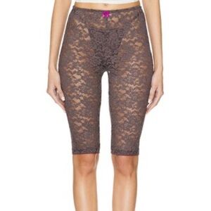 Brand new free people intimately brown lace capri size XL